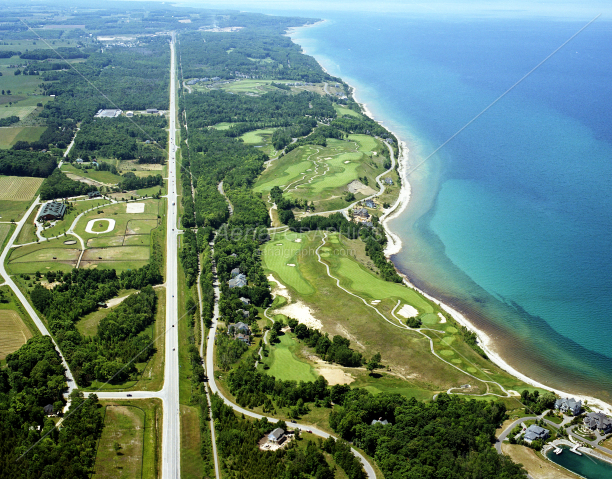 Bay Harbor Golf Club (Looking West) in Emmet County, Michigan